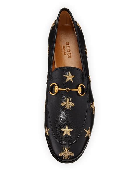 gucci jordan star bee loafer|Gucci gg loafers.